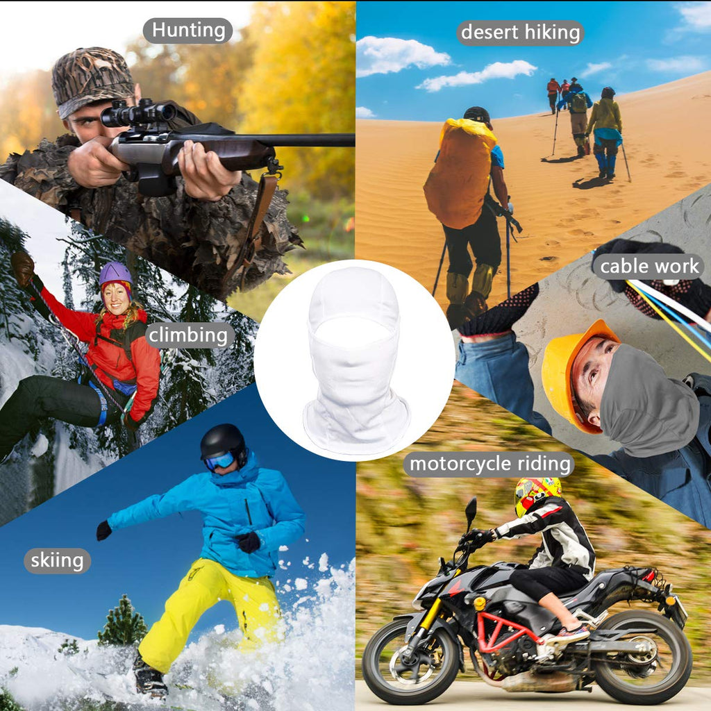 Achiou Ski Mask for Men and Women, Lightweight UV Balaclava Face Cover