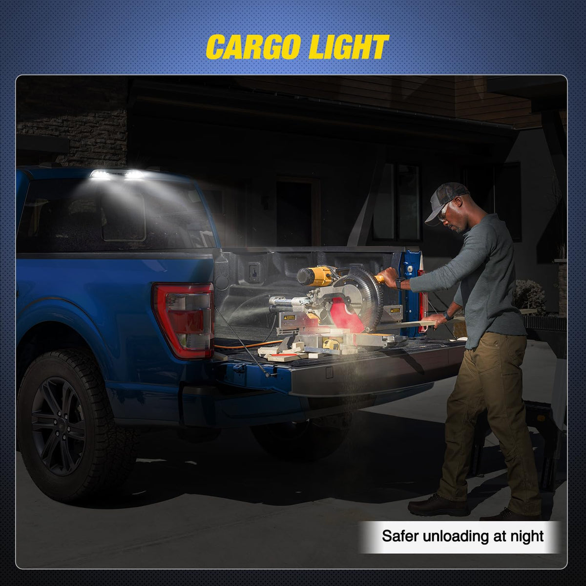 Nilight Third Brake Light for Ford F-150 2009-2014, Smoked Lens
