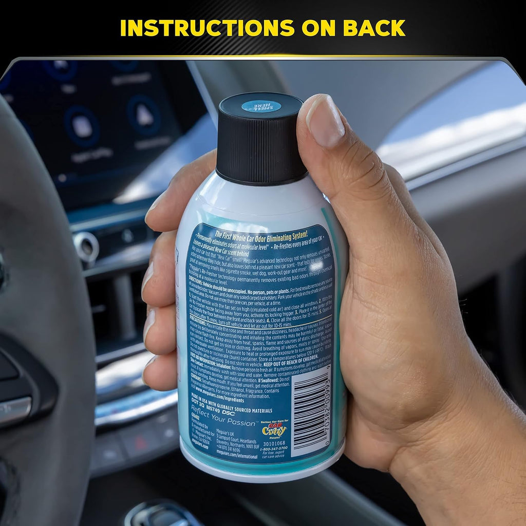 Meguiar's Car Air Refresher Odor Fighting Mist, Tropical Rainforest, 2 Oz
