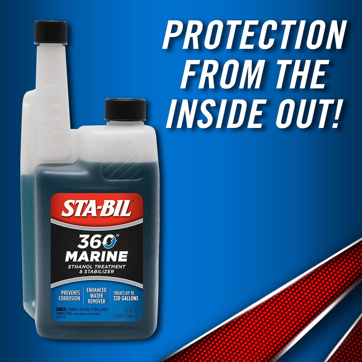 STA-BIL 360 Marine Fuel System Treatment, 32 oz