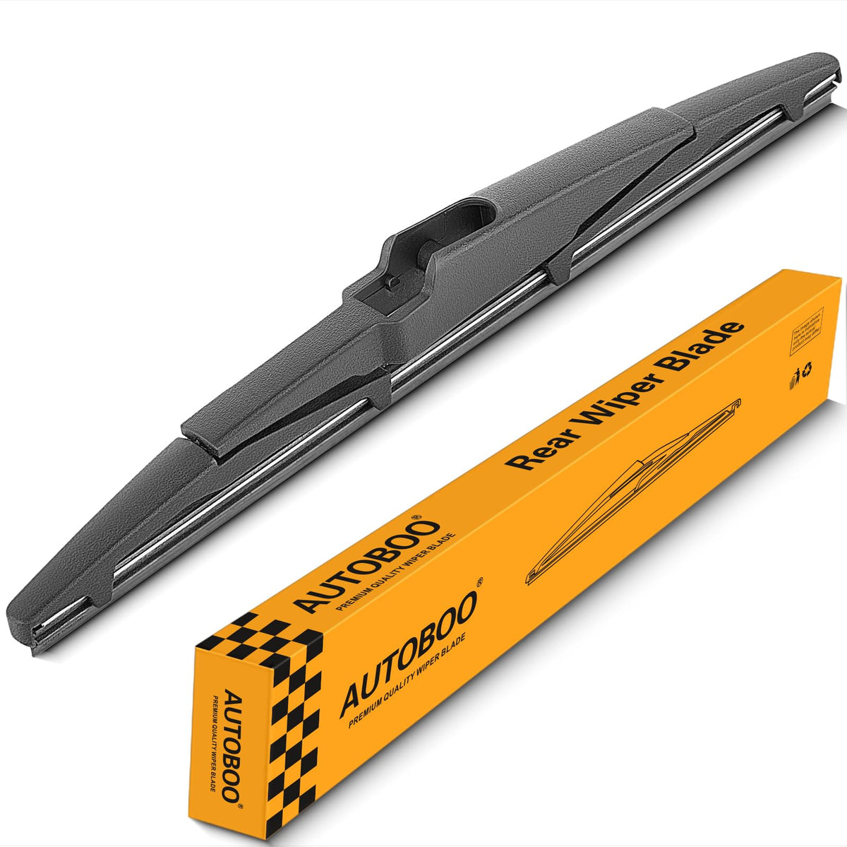 AUTOBOO 12" Rear Wiper Blade Replacement for Toyota RAV4 Highlander Sienna