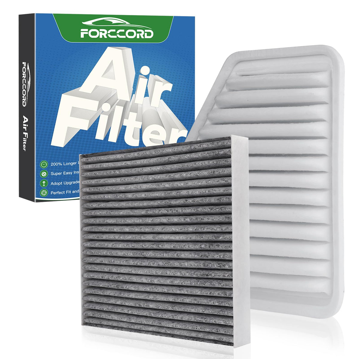 Cabin & Engine Air Filter Kit for Ford F-150 F150 15-26, Expedition 18-26