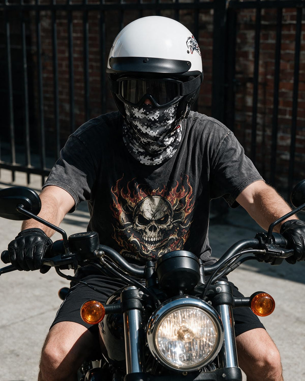ILM Adult Motorcycle Balaclava Face Mask for Ski FM01A Men Women Black