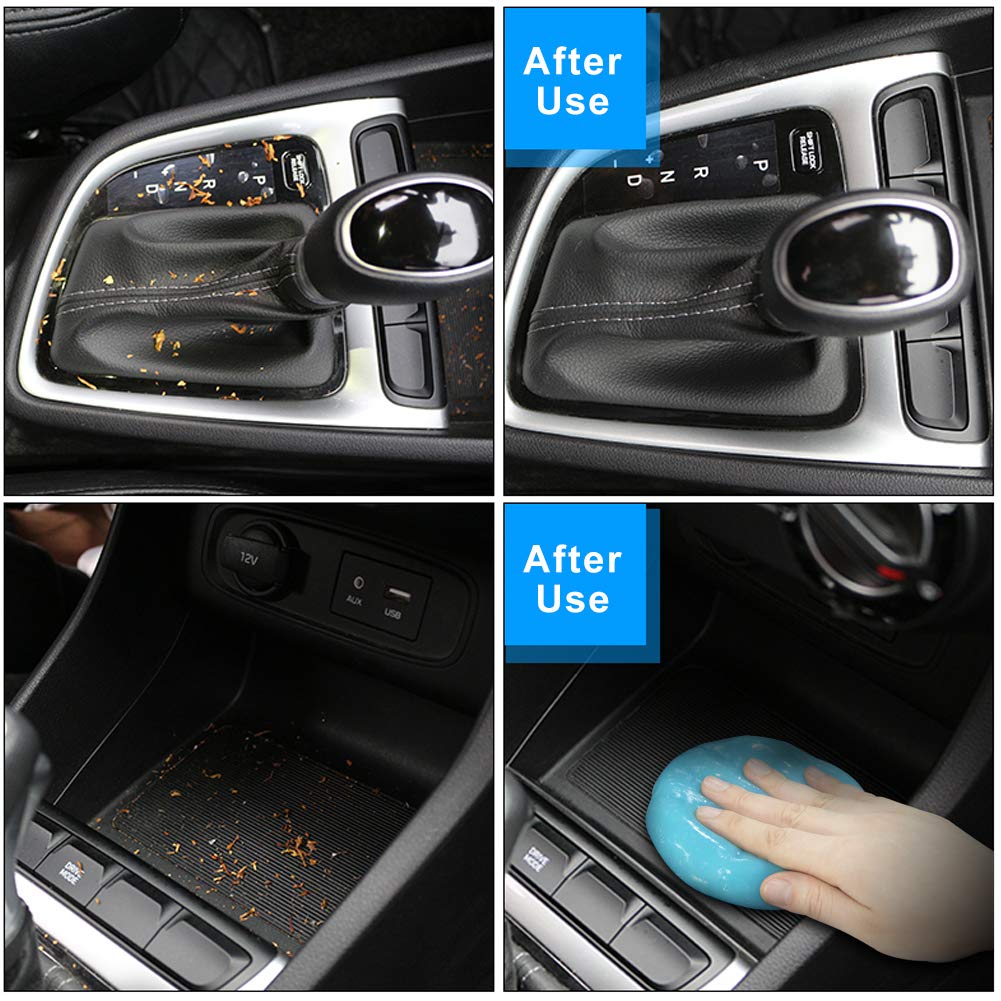 TICARVE Car Cleaning Gel Detailing Putty Car Putty Auto Detailing Tools Car Interior Cleaner Cleaning Slime Car Accessories Keyboard Cleaner Rose/NT WT: 5.6 oz (160 gr)