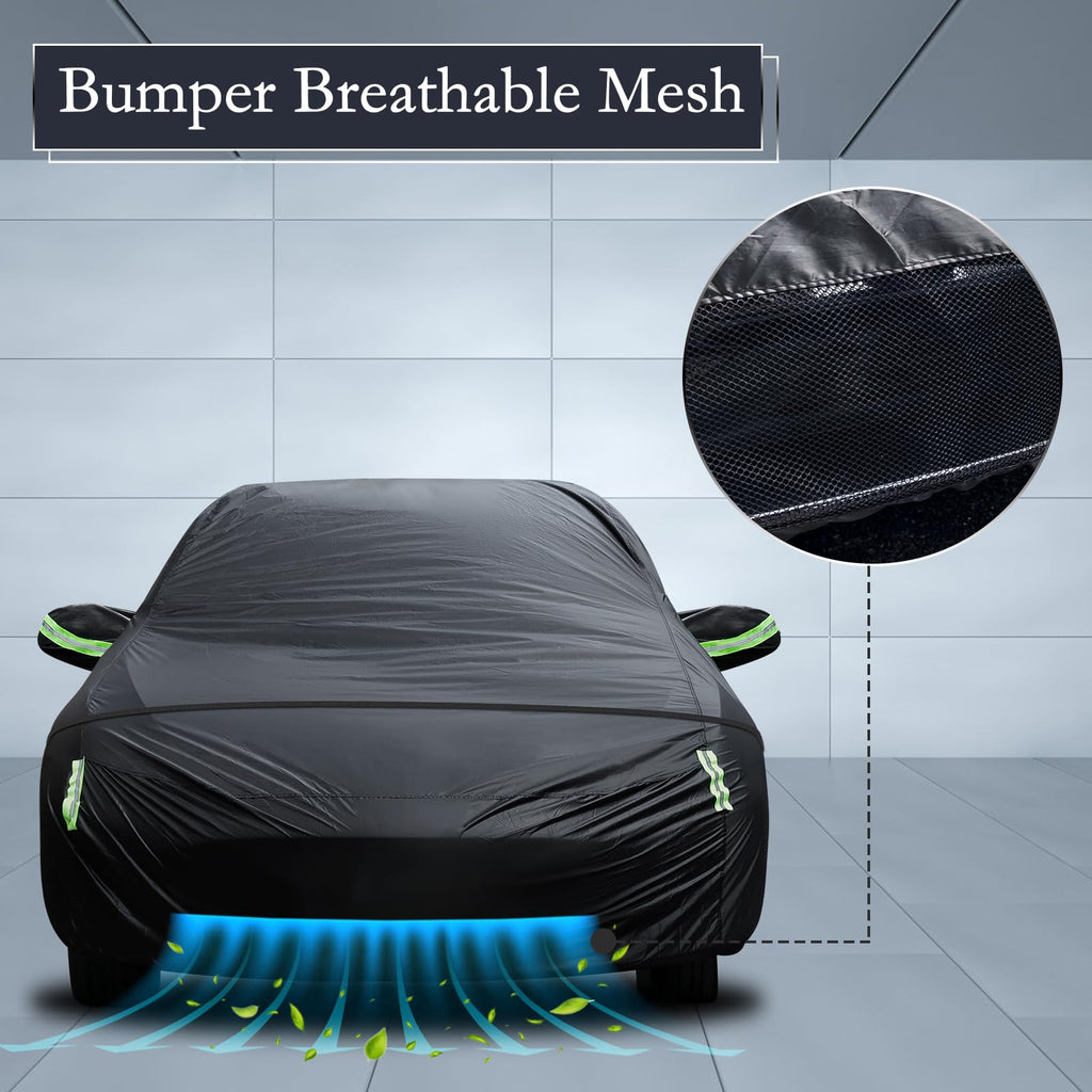Waterproof Car Cover for Jeep Wrangler 4 Door 2006-2026 JK JL Windproof