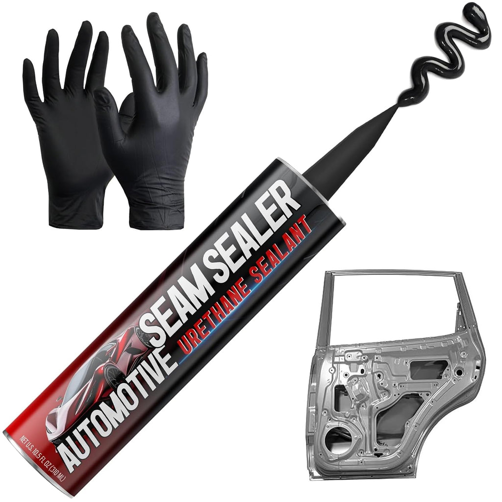 Seam Sealer Automotive Black, Paintable Waterproof Auto Body Sealant