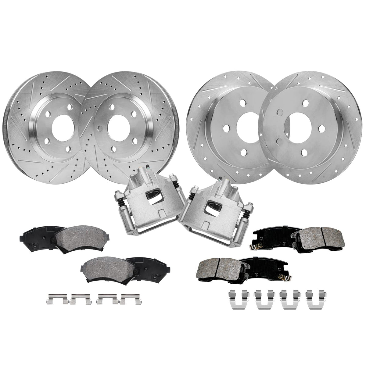 Detroit Axle - Brake Kit for Chevy GMC Silverado Sierra 1500 Tahoe Yukon XL