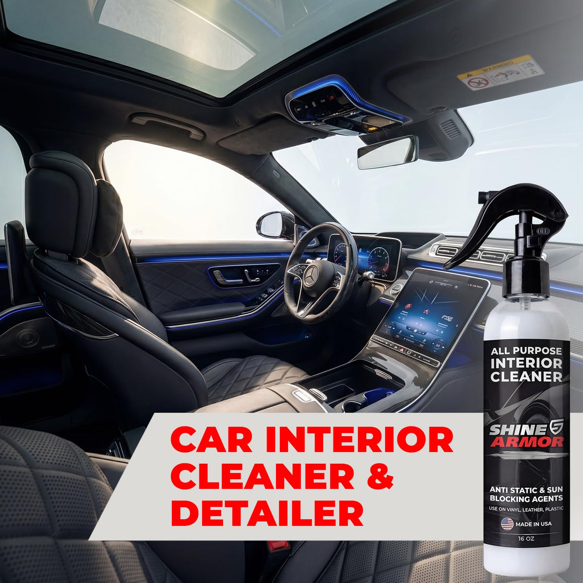 SHINE ARMOR Fortify Quick Coat Ceramic Coating Spray, 16 fl oz