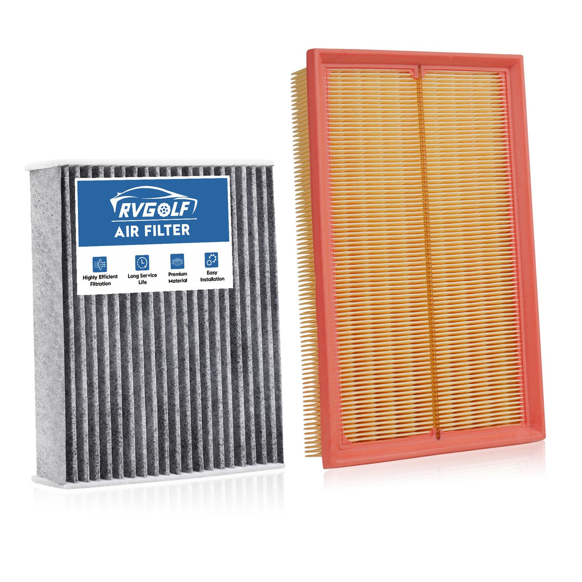 Engine+Cabin Air Filter Fit for 2016-2026 Civic(2.0L), 2023-2026 HR-V(2.0L)