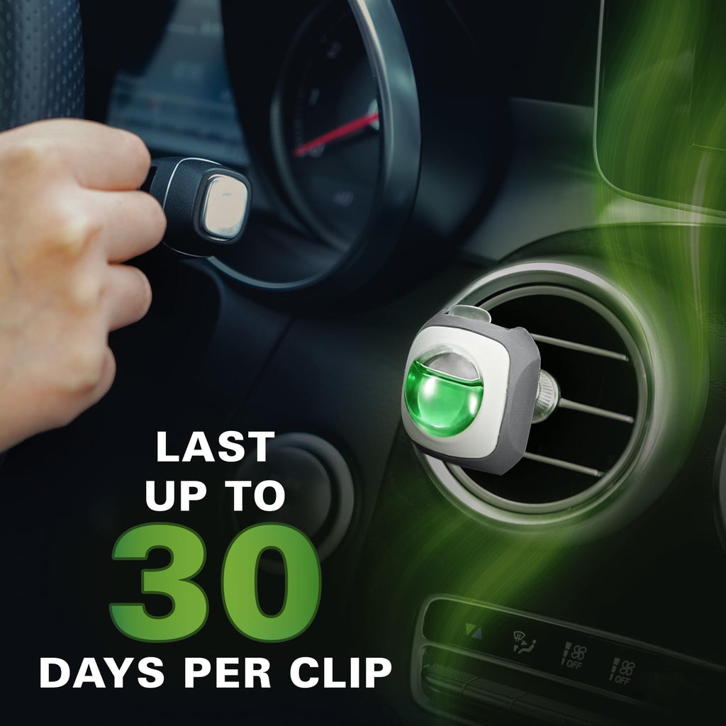 Air Jungles New Car Scent Car Air Freshener Vent Clip 6 Ct, Long Lasting