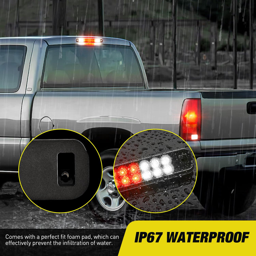Nilight Third Brake Light for Ford F-150 2009-2014, Smoked Lens