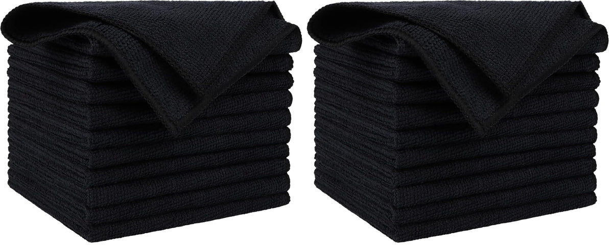 AIDEA Microfiber Cleaning Cloth-50PK, Microfiber Towels for Cars, 12"×12"