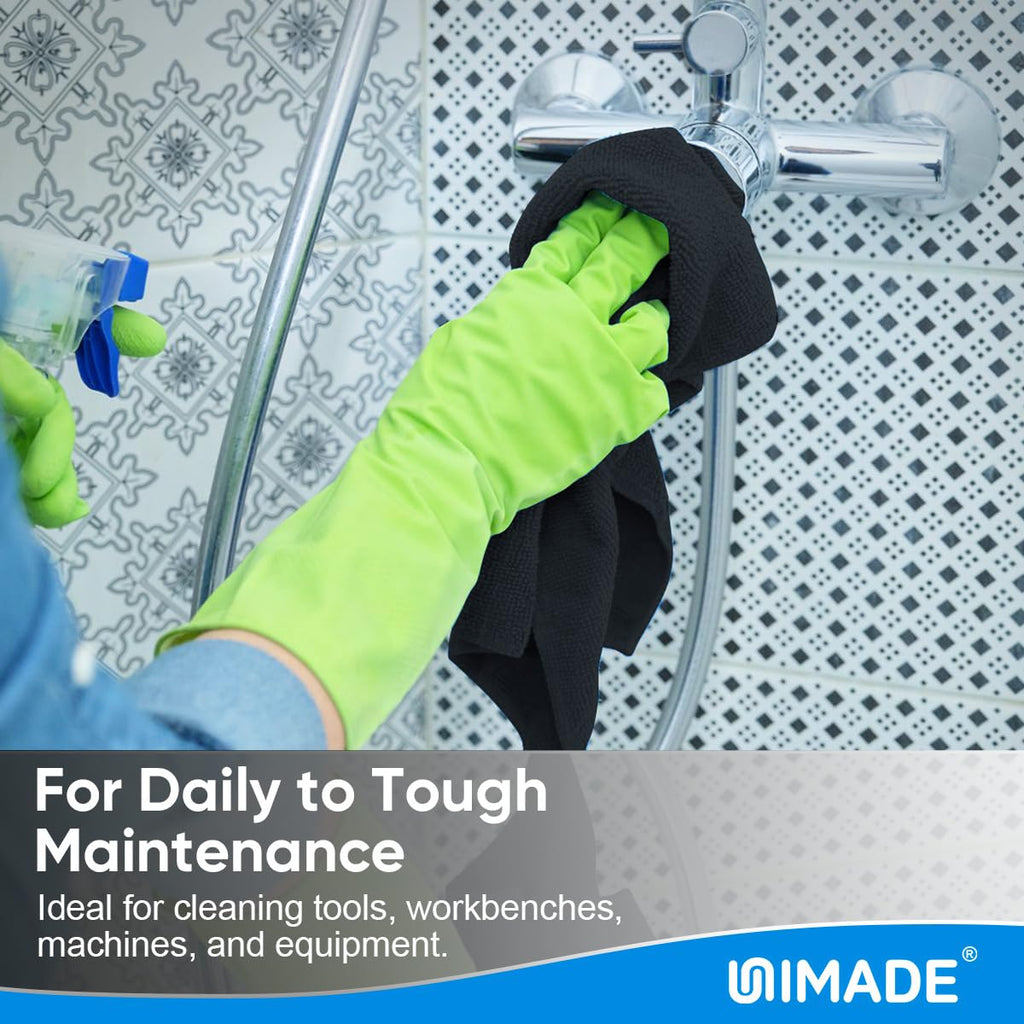 UNIMADE Shop Rags, 100 Sheets Microfiber Cleaning Cloth
