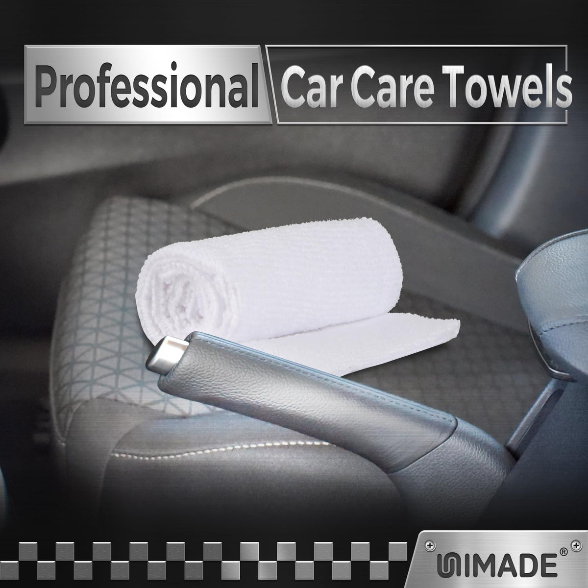 UNIMADE Microfiber Cleaning Cloth, 24 Pack Reusable Microfiber Towels