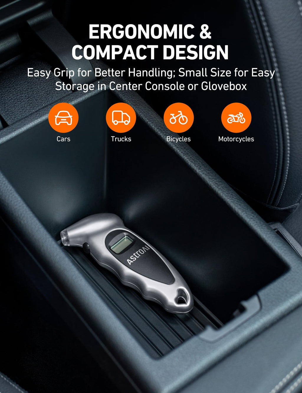 AstroAI Digital Tire Pressure Gauge 150PSI, ±1PSI Accuracy for Car Truck
