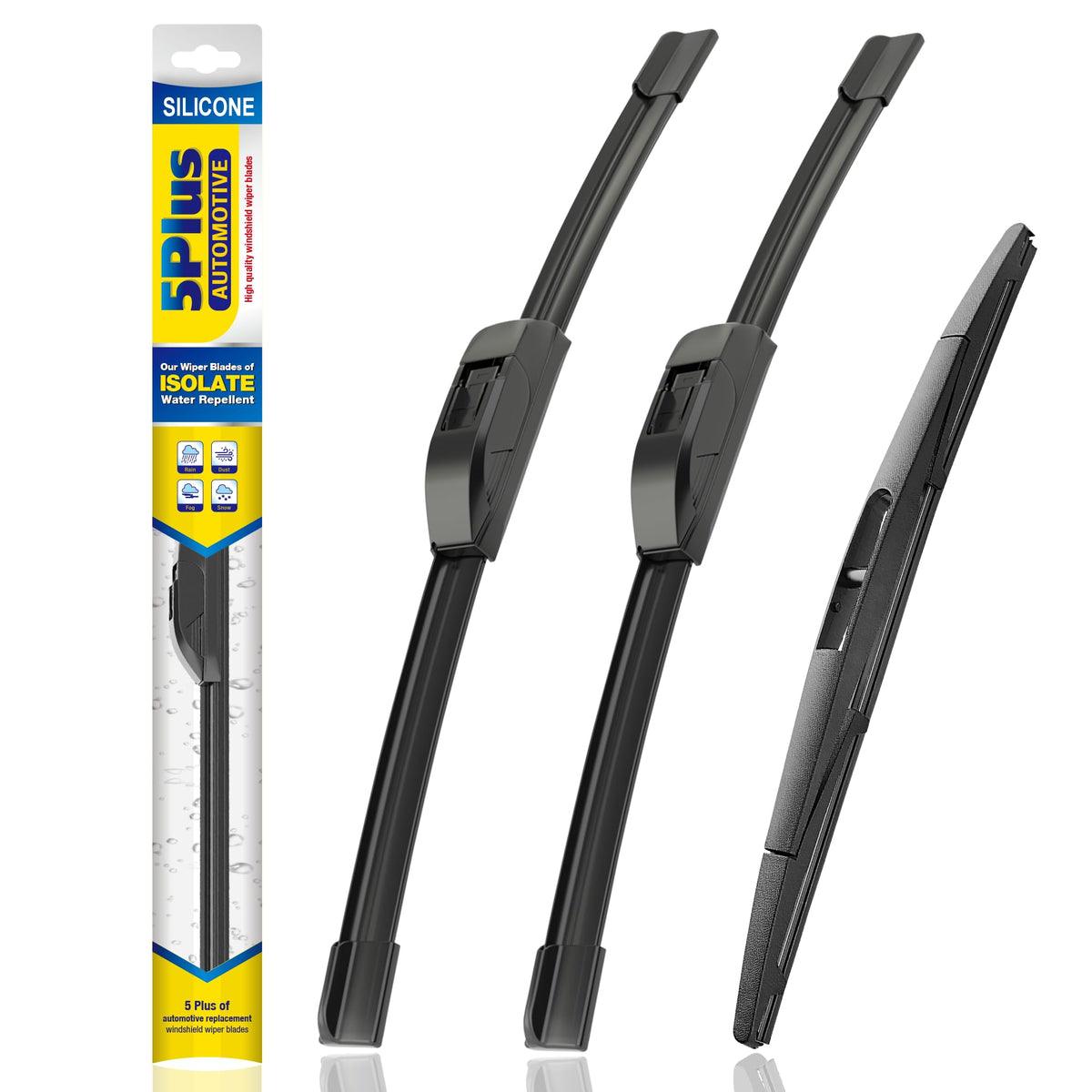 5 PLUS Silicone Windshield Wipers Fits Subaru Outback 2020-2025 (3 PACK)