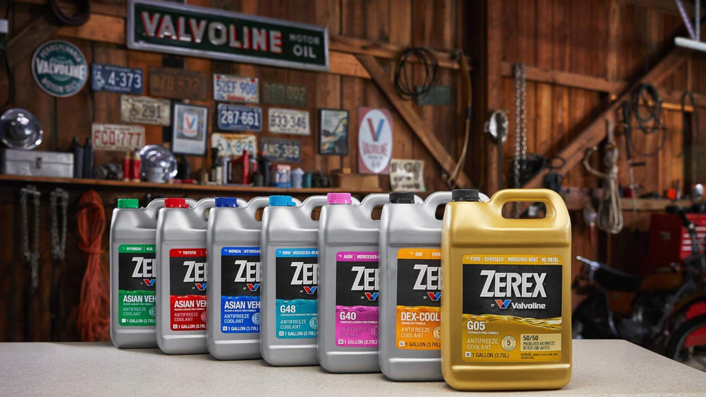Zerex Asian Vehicle Red Silicate and Borate Free 50/50 Prediluted Ready-to-Use Antifreeze/Coolant 1 GA