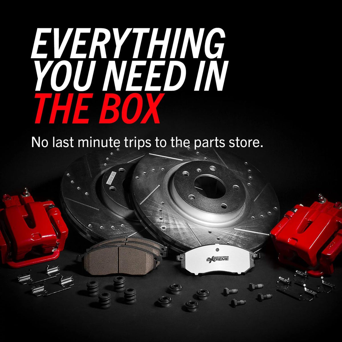 PowerStop Z36 Truck & Tow Brake Pad & Rotor Kit Front & Rear K2798-36