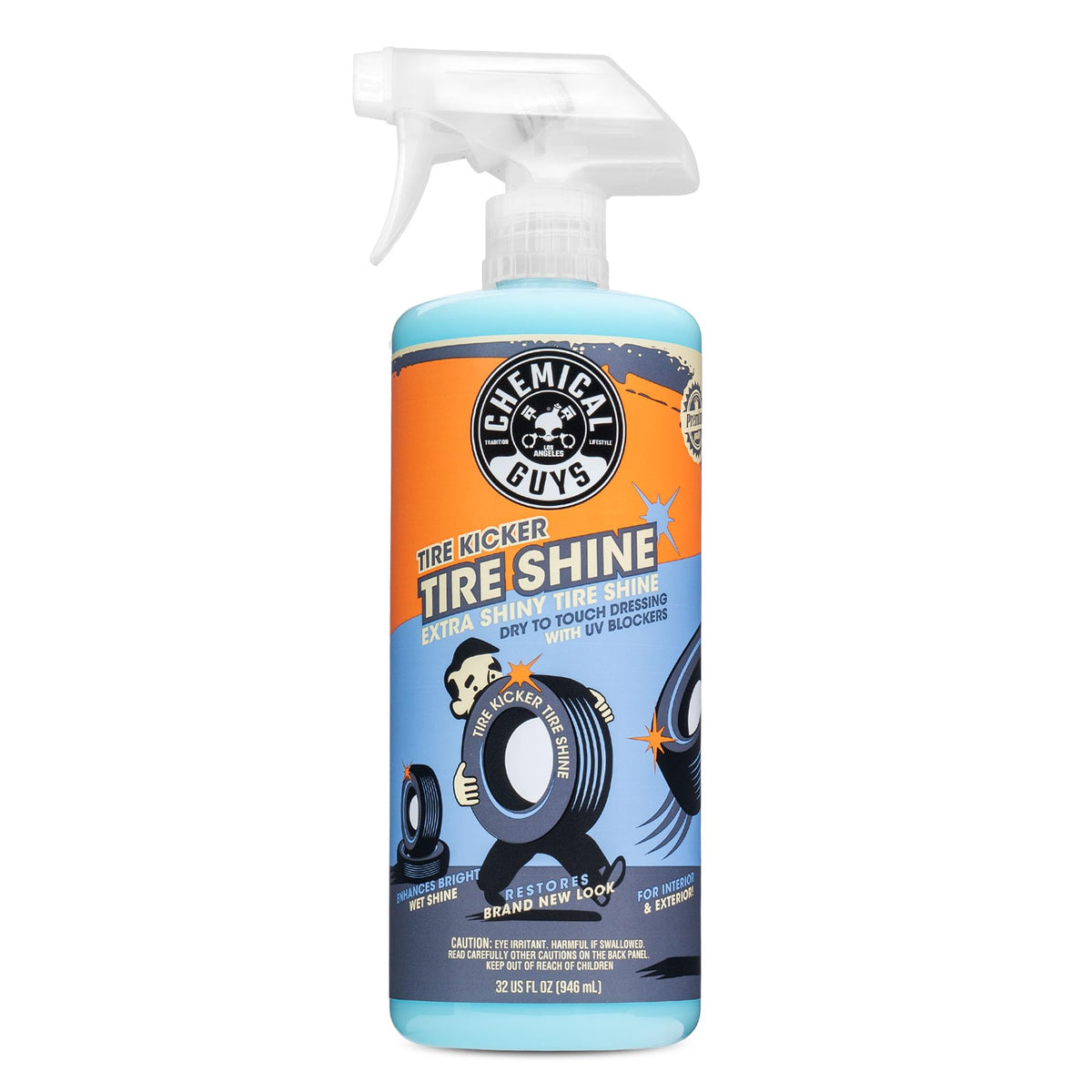 Chemical Guys, Tire Kicker Extra Glossy Tire Shine for Rubber & Trim, 16 oz