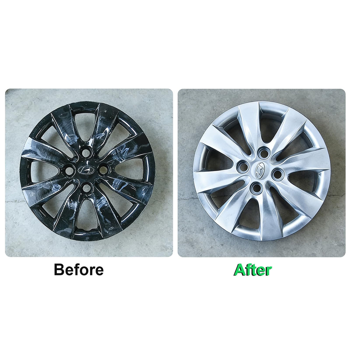 NADAMOO Black Spray Paint for Wheels, Semi-Gloss