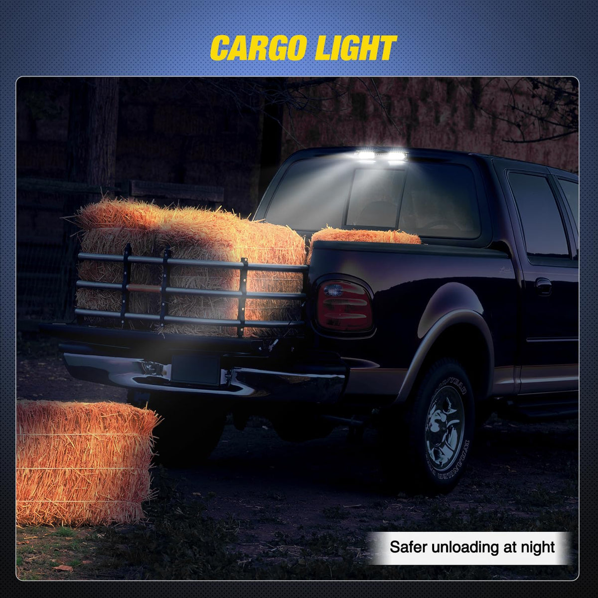 Nilight Third Brake Light for Ford F-150 2009-2014, Smoked Lens
