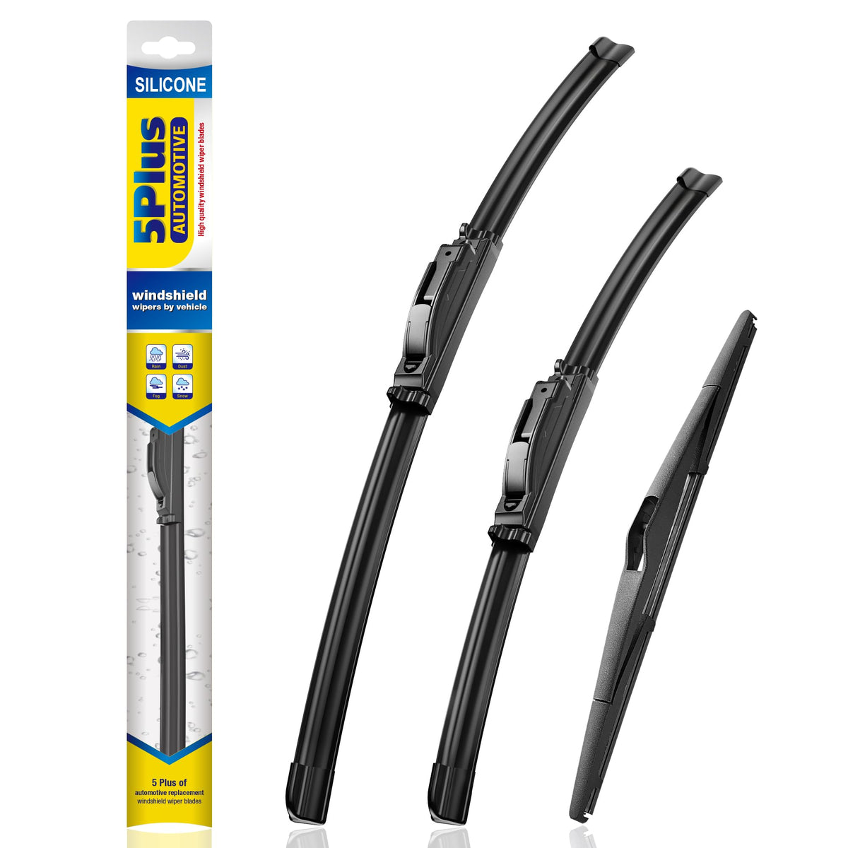5 PLUS Silicone Windshield Wipers Fits Subaru Outback 2020-2025 (3 PACK)