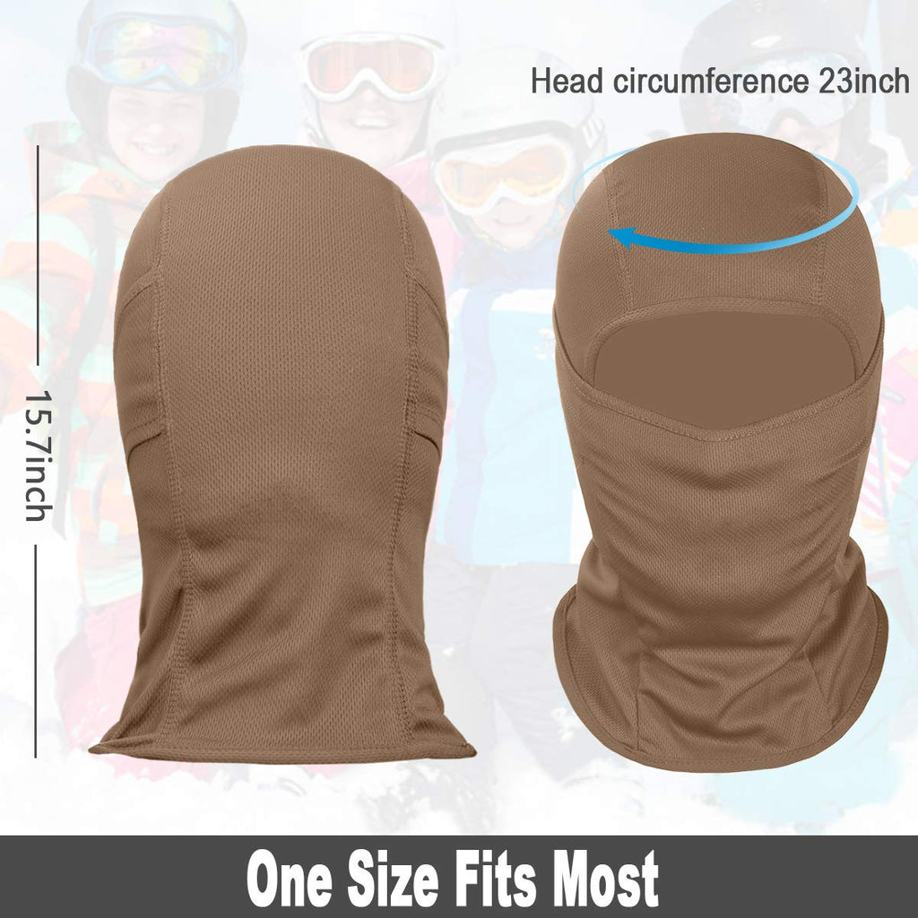 Achiou Ski Mask for Men and Women, Lightweight UV Balaclava Face Cover