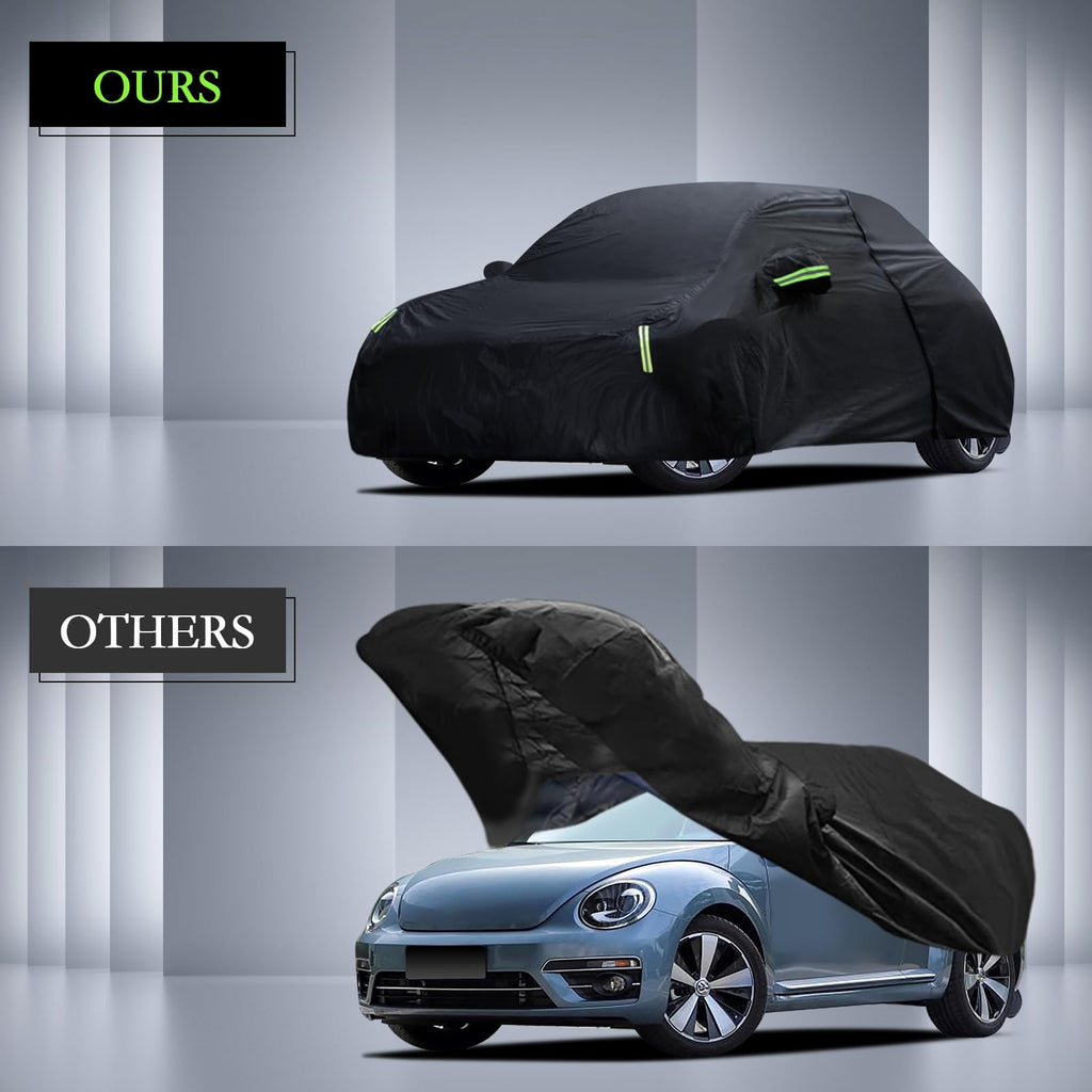 Waterproof Car Cover for Jeep Wrangler 4 Door 2006-2026 JK JL Windproof
