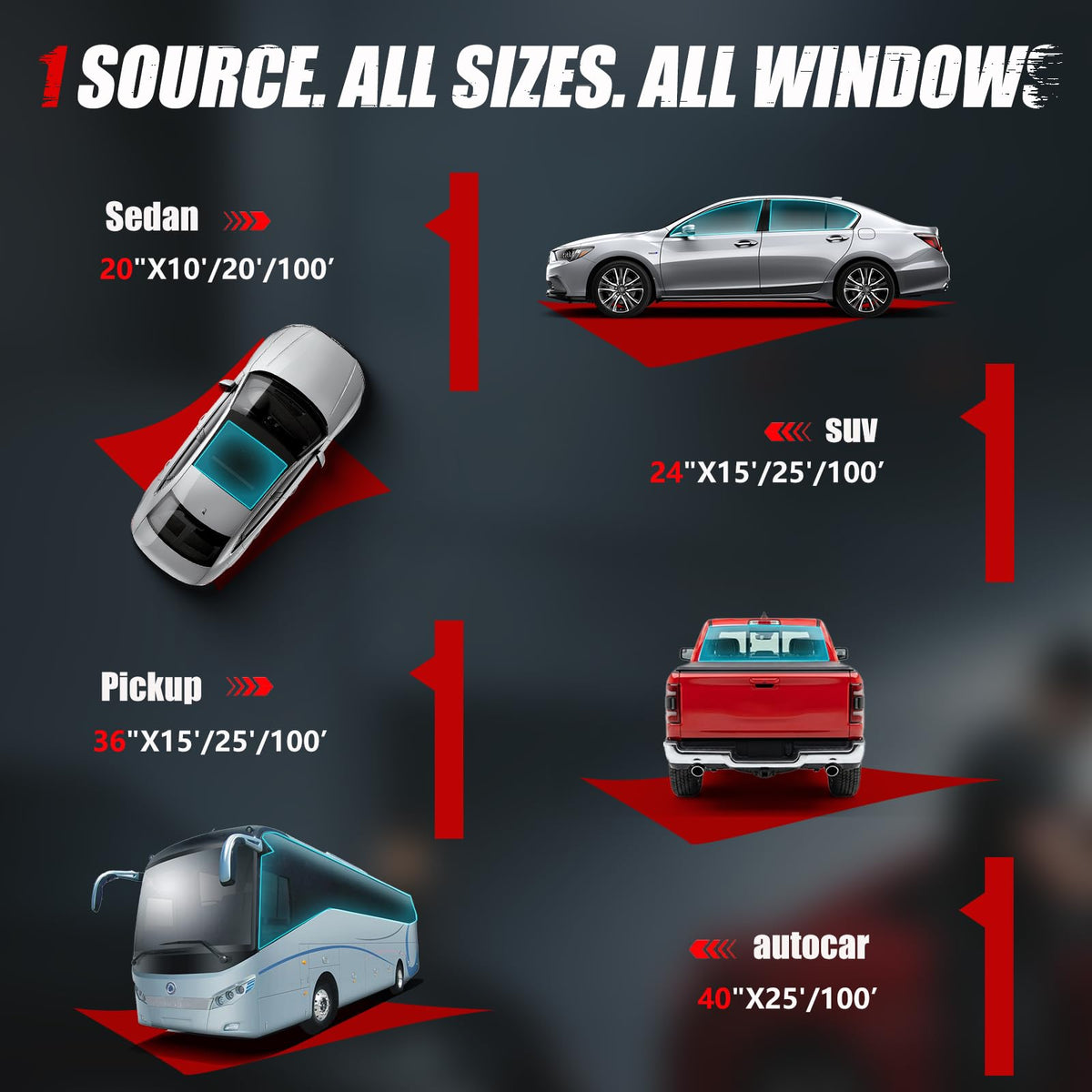Vepagoo 20% VLT Ceramic Car Window Tint Film, 20" x20FT