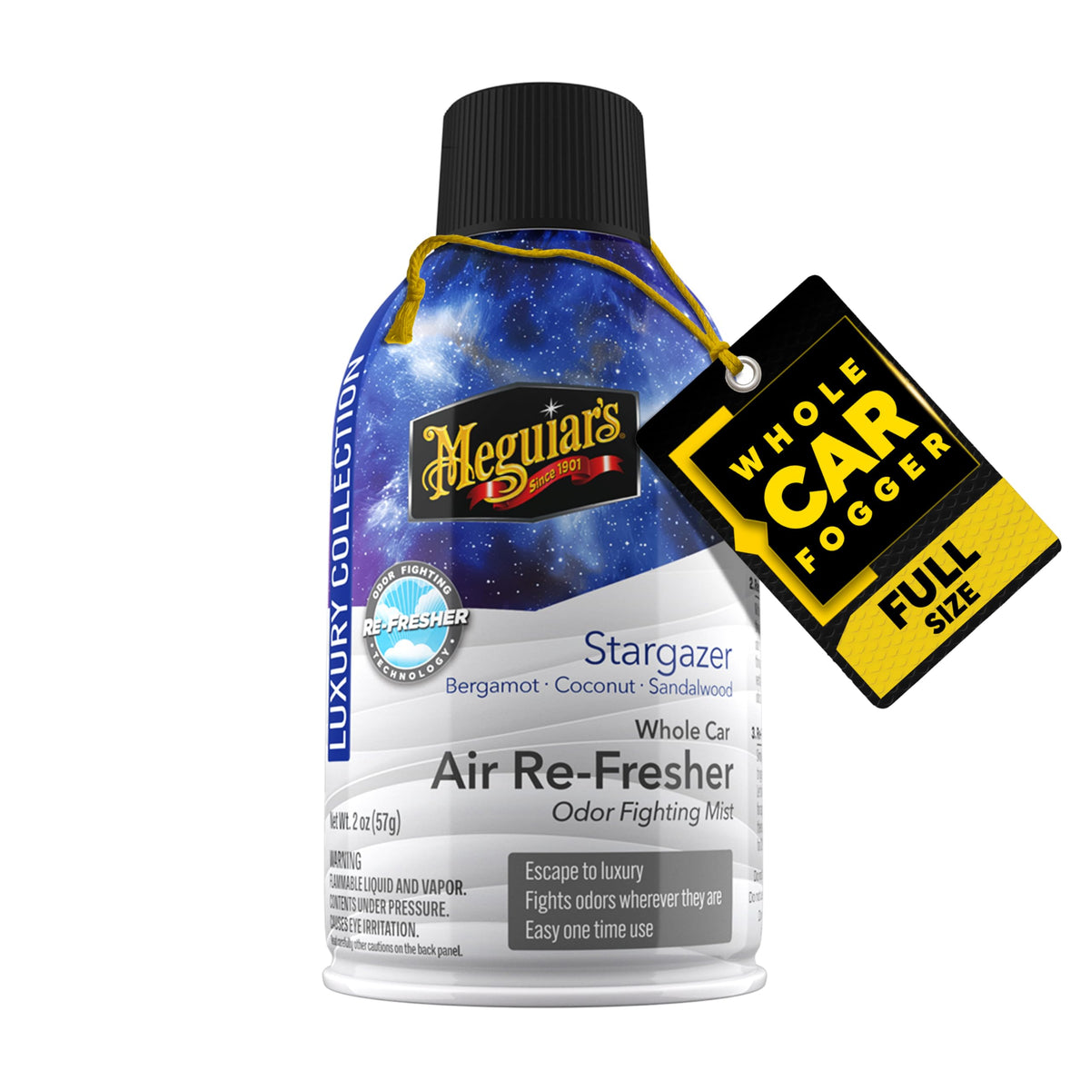 Meguiar's Car Air Refresher Odor Fighting Mist, Tropical Rainforest, 2 Oz