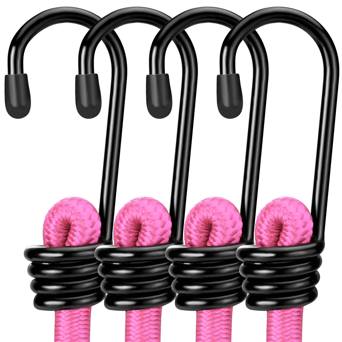 WORKPRO Bungee Cords with Hooks, Heavy Duty Outdoor Bungee Strap, 22-Piece