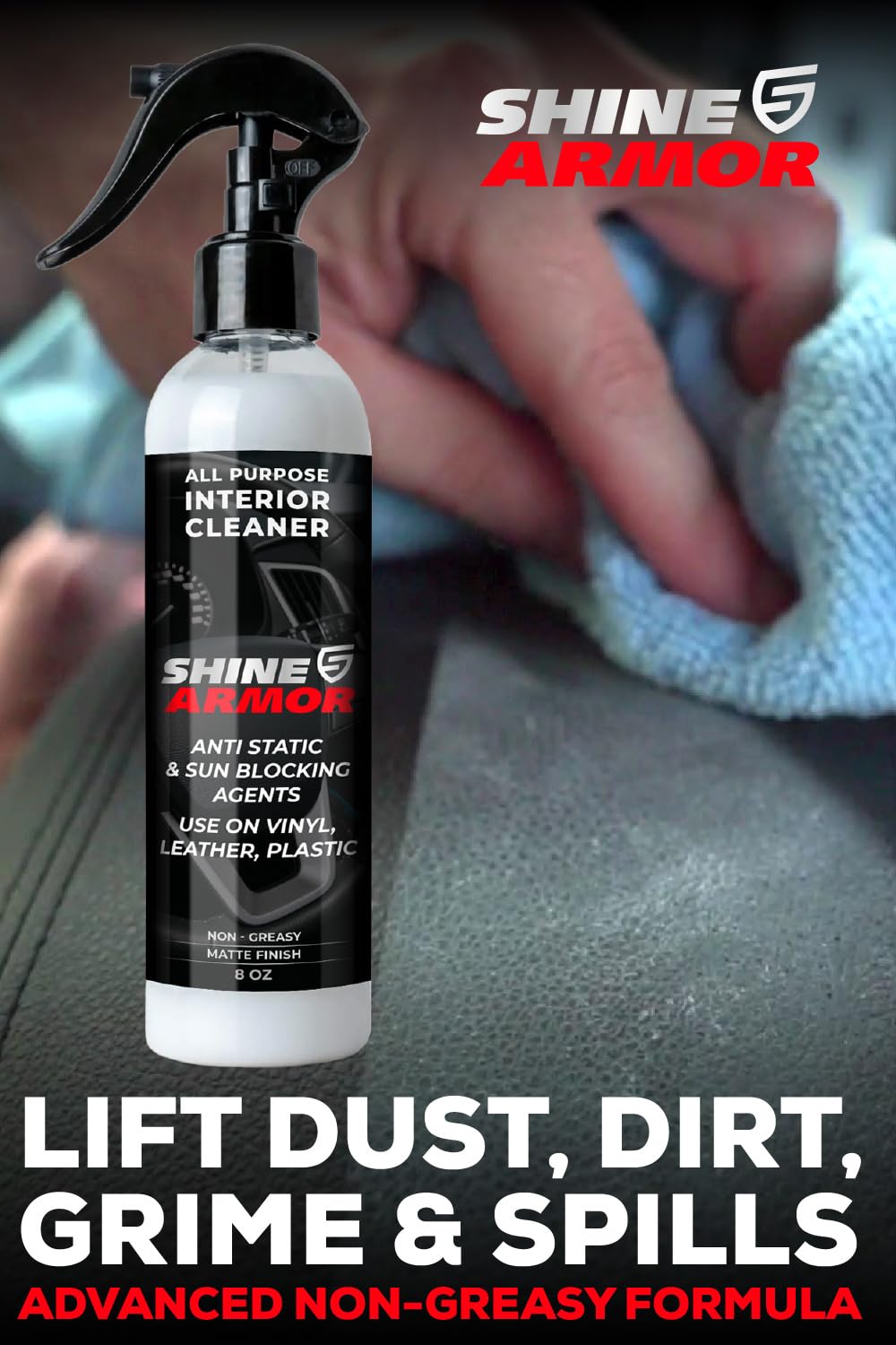 SHINE ARMOR Fortify Quick Coat Ceramic Coating Spray, 16 fl oz