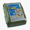 GUARD SHIELD Heavy Duty Tarp 12x16 Feet Green Multi Purpose Thick Waterproof Poly Tarp Cover 10mil