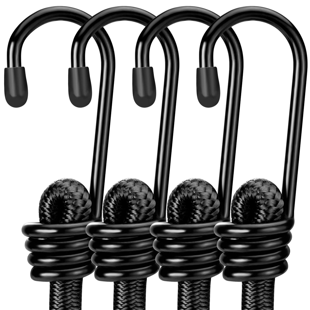 WORKPRO Bungee Cords with Hooks, Heavy Duty Outdoor Bungee Strap, 22-Piece