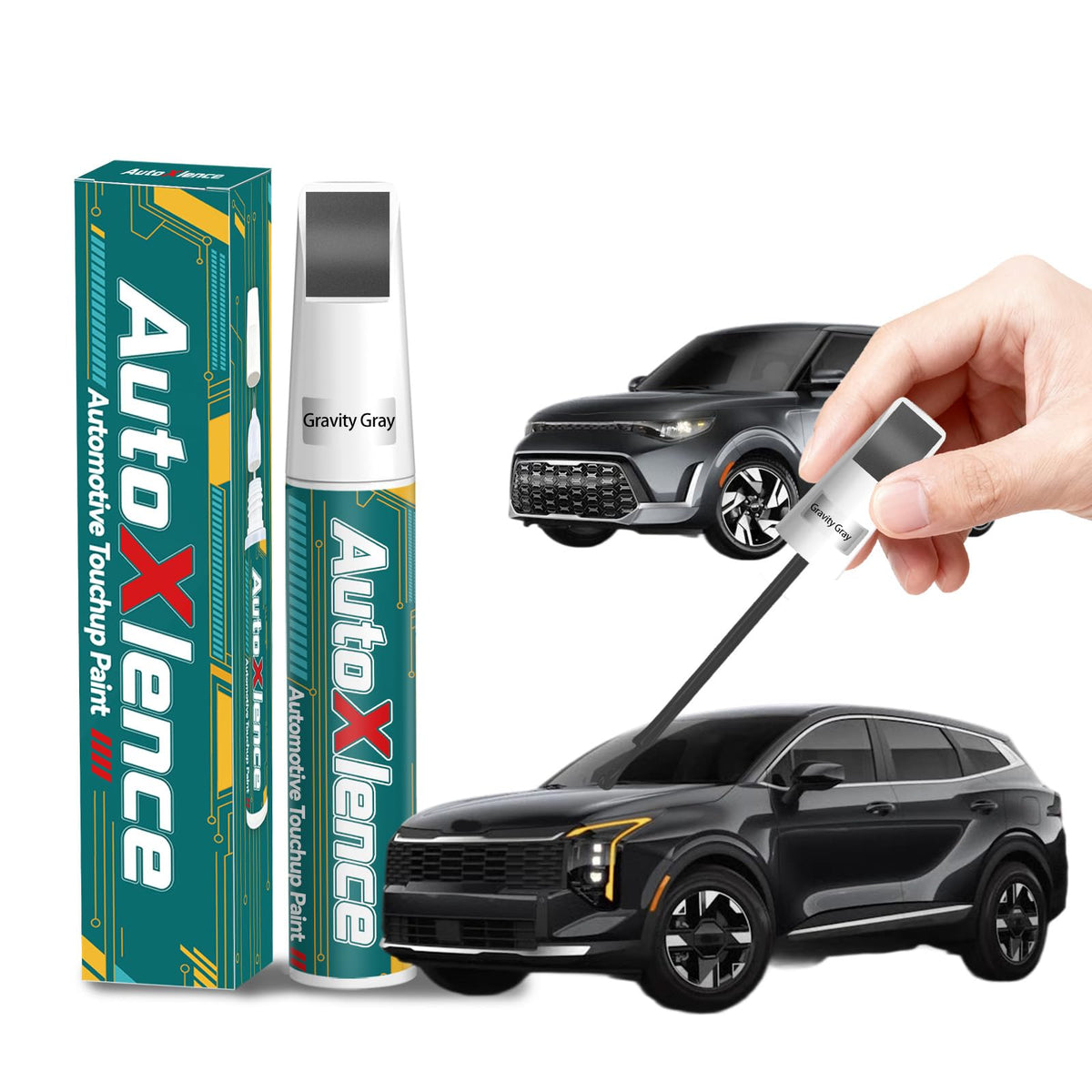 Soul Red Crystal Metallic Tricoat(46V) Car Touch Up Paint for Mazda