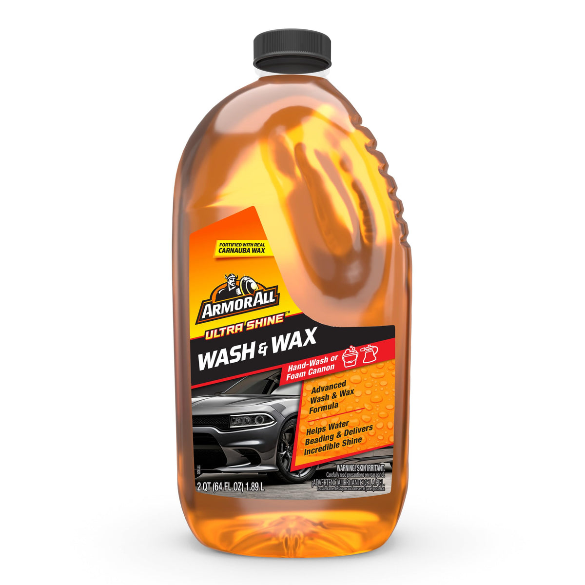Armor All Ultra Shine Car Wash and Car Wax,Cleaning Fluid for Cars,Trucks,Motorcycles,64 Fl Oz Each,(Pack of 3)