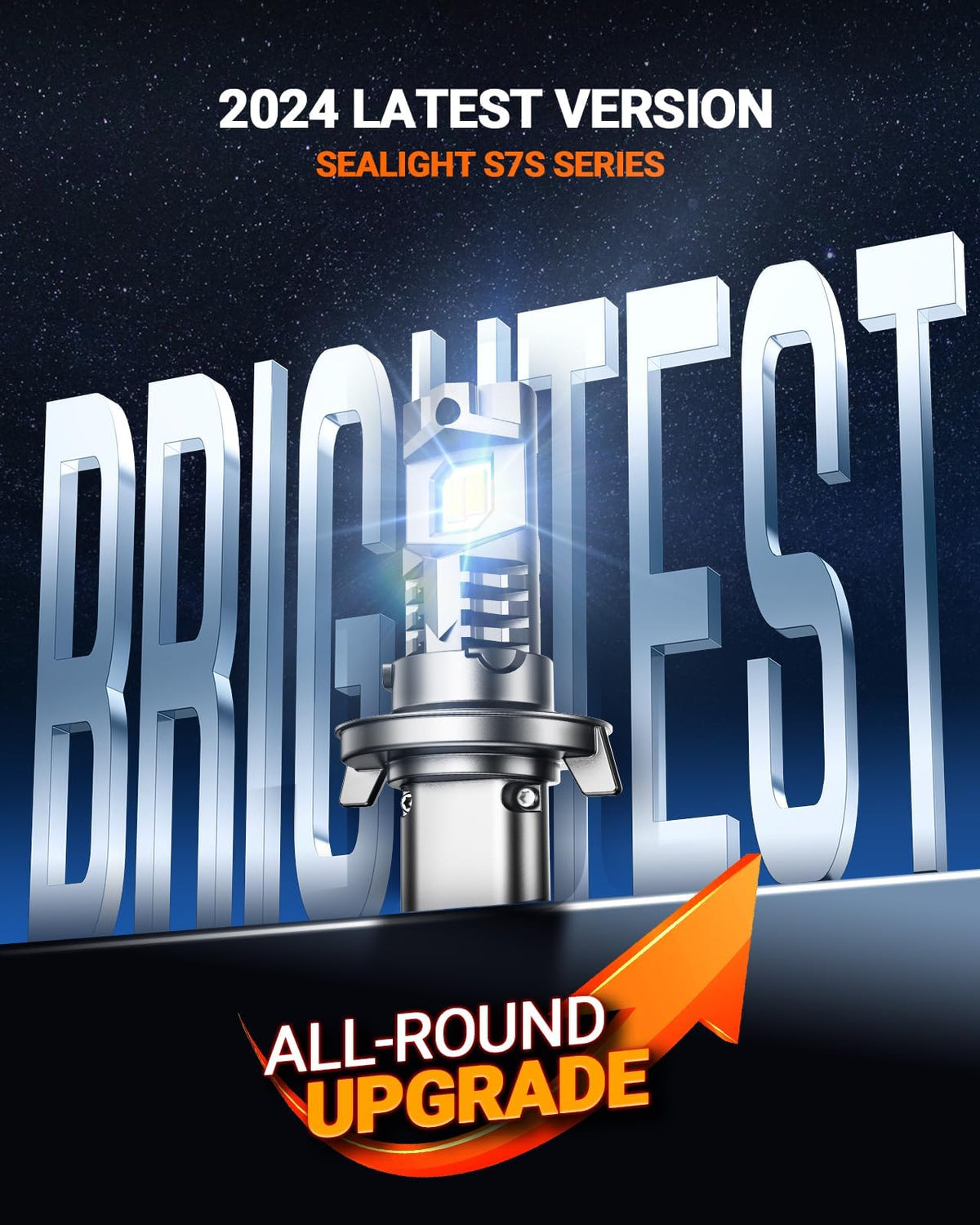 SEALIGHT D3S HID Bulbs, 6000K Daylight White Enhanced Visibility, 35W Direct Fit for 66340, 42403, 42302 (42403C1) D3S Xenon Bulb, Pack of 2 (Halogen Headlamp Incompatible)