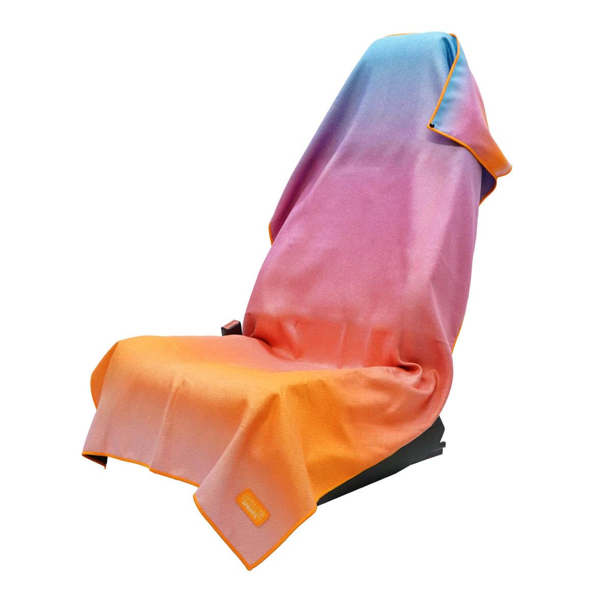 Sprints Prints Athletic Running Towel, Full-Sized, Car Seat Cover - Moisture Wicking (Midnight Mile)