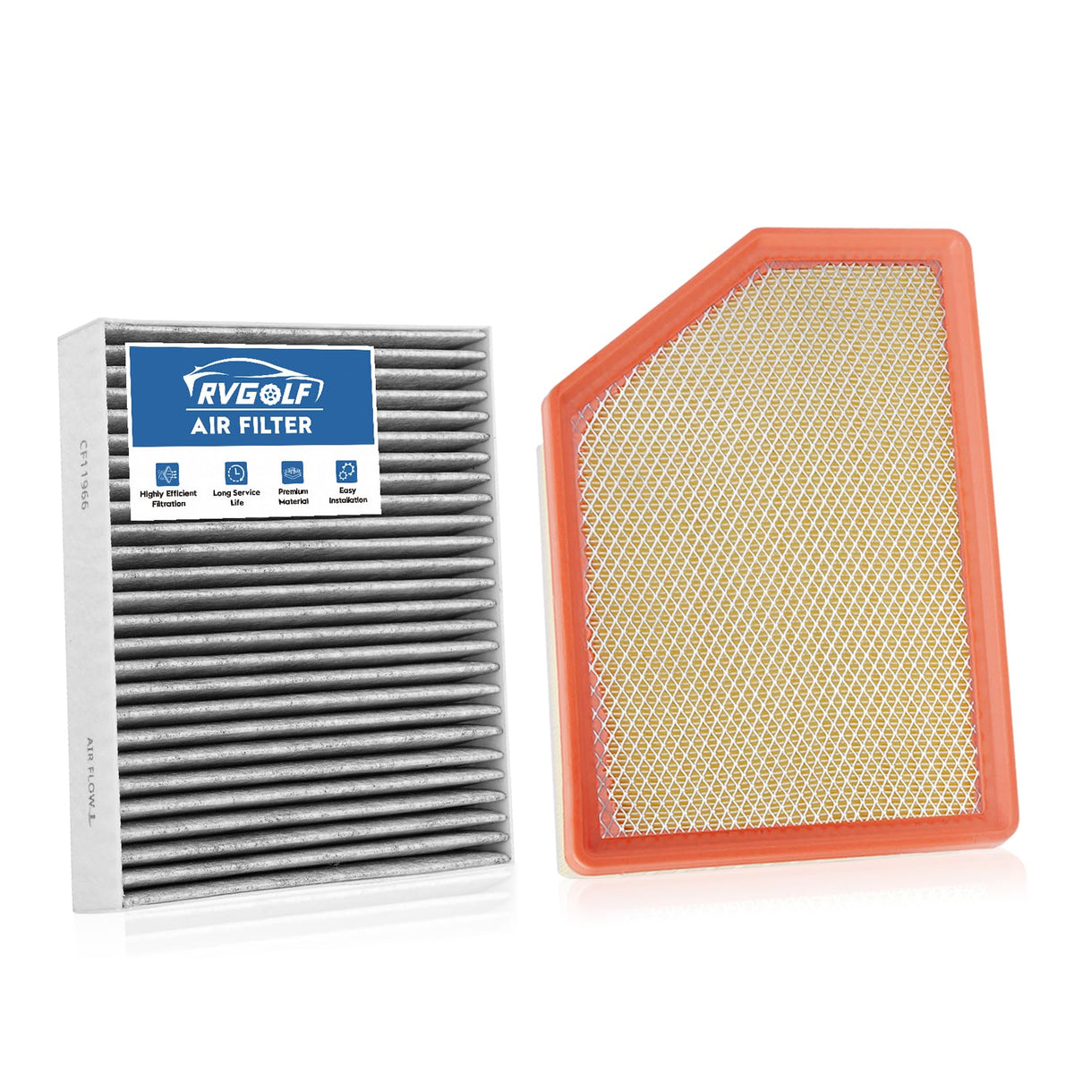 Engine+Cabin Air Filter Fit for 2016-2026 Civic(2.0L), 2023-2026 HR-V(2.0L)