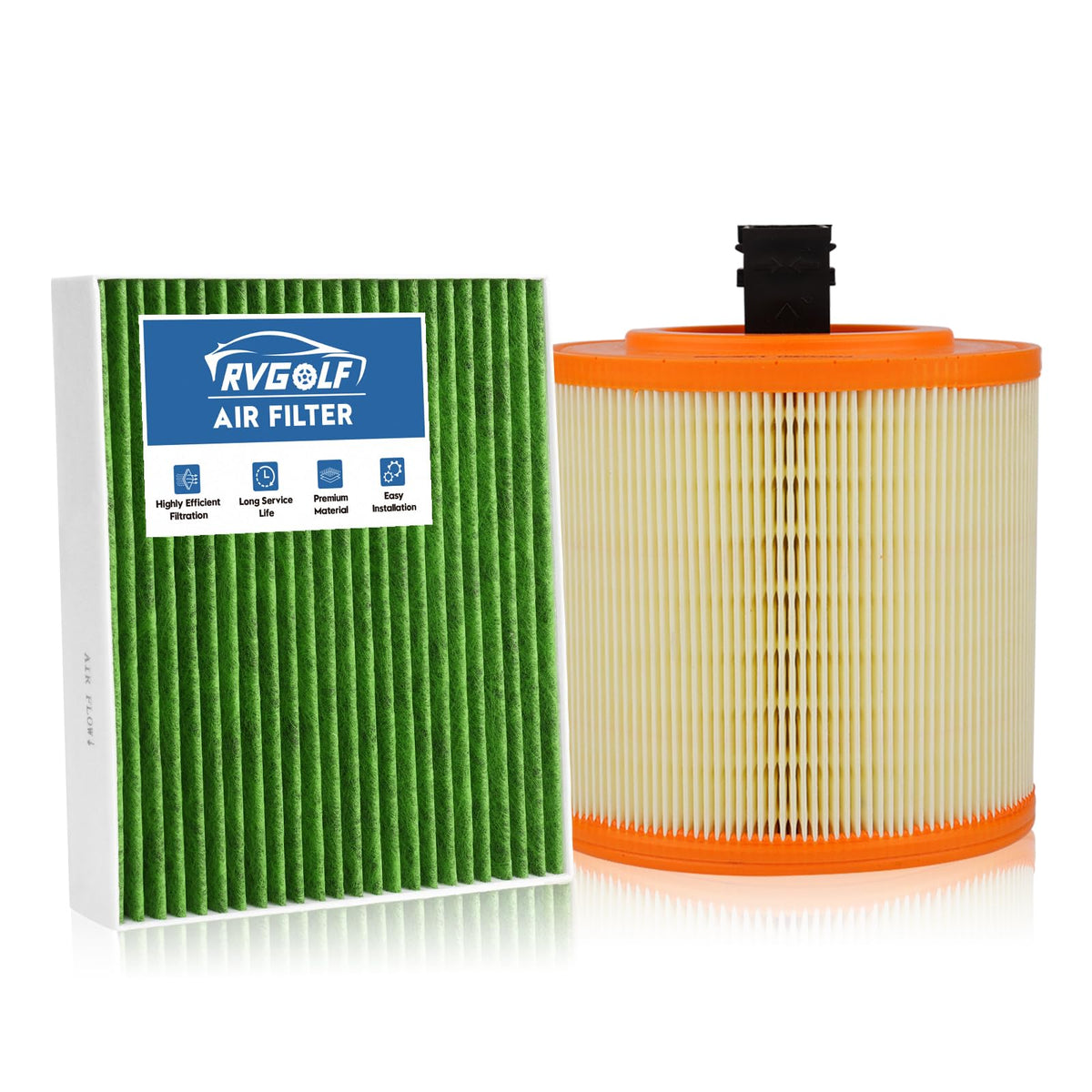Engine+Cabin Air Filter Fit for 2016-2026 Civic(2.0L), 2023-2026 HR-V(2.0L)