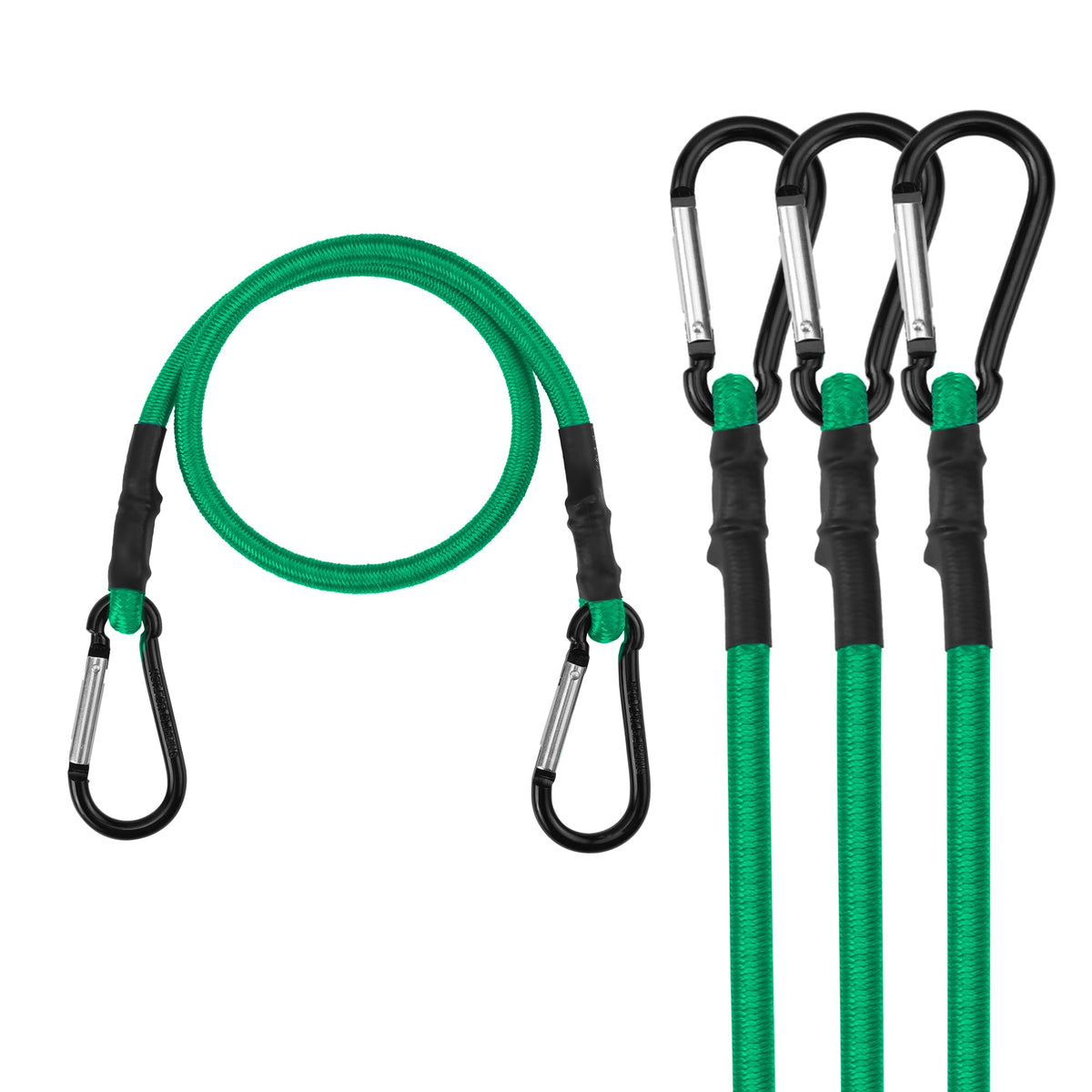 WORKPRO Bungee Cords with Hooks, Heavy Duty Outdoor Bungee Strap, 22-Piece