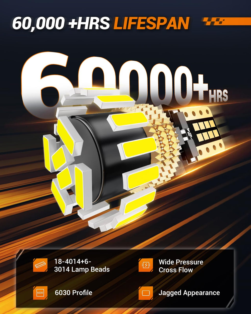 SEALIGHT 2026 Latest 921 LED Bulb, 700% Super Bright 912 T15 Led Reverse Light, Canbus Error Free 906 904 916 W16W LED Bulbs, 6500K White, Non-polarity, Automotive Back Up Light Assemblies, 2PCS