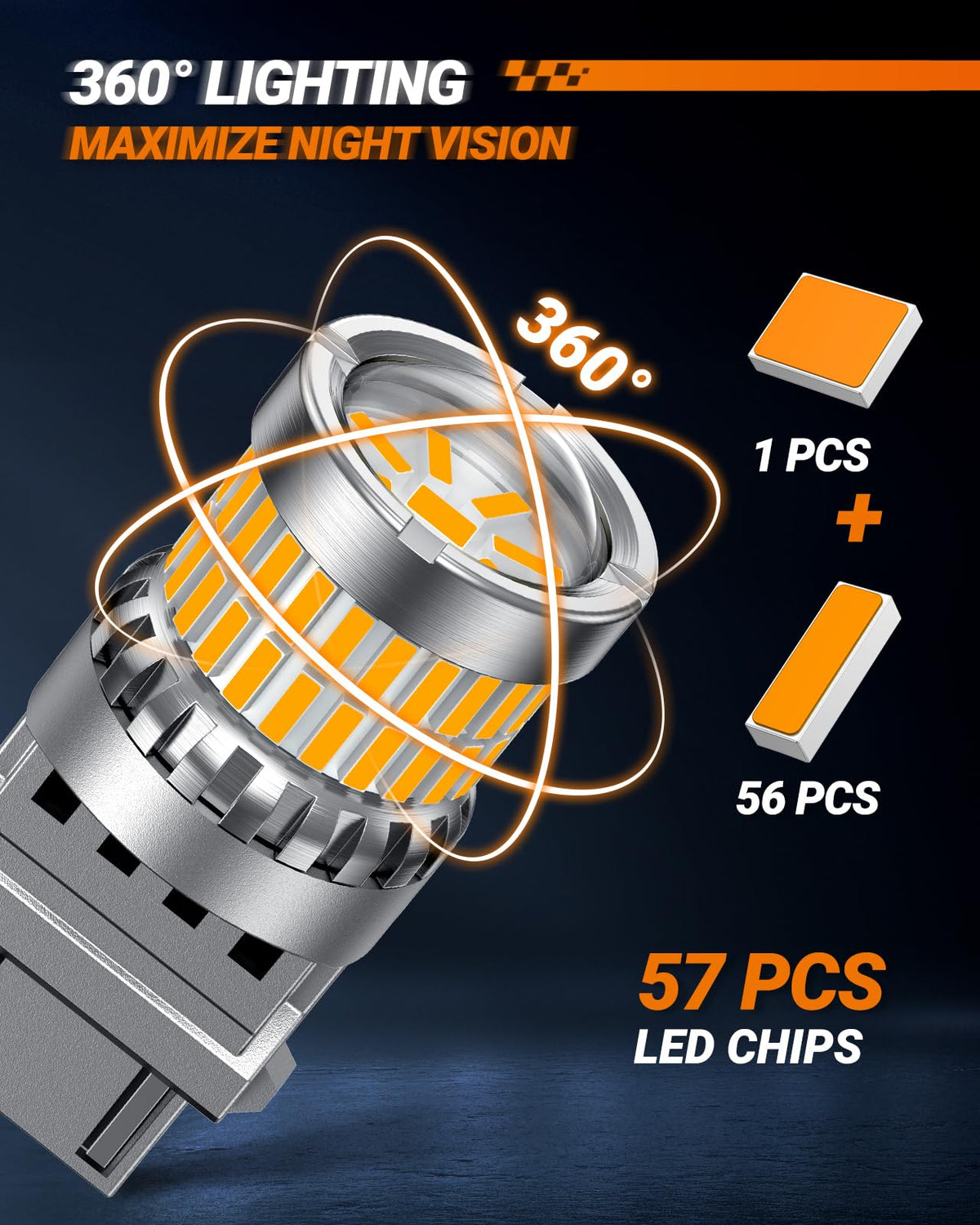 SEALIGHT 2026 Latest 921 LED Bulb, 700% Super Bright 912 T15 Led Reverse Light, Canbus Error Free 906 904 916 W16W LED Bulbs, 6500K White, Non-polarity, Automotive Back Up Light Assemblies, 2PCS