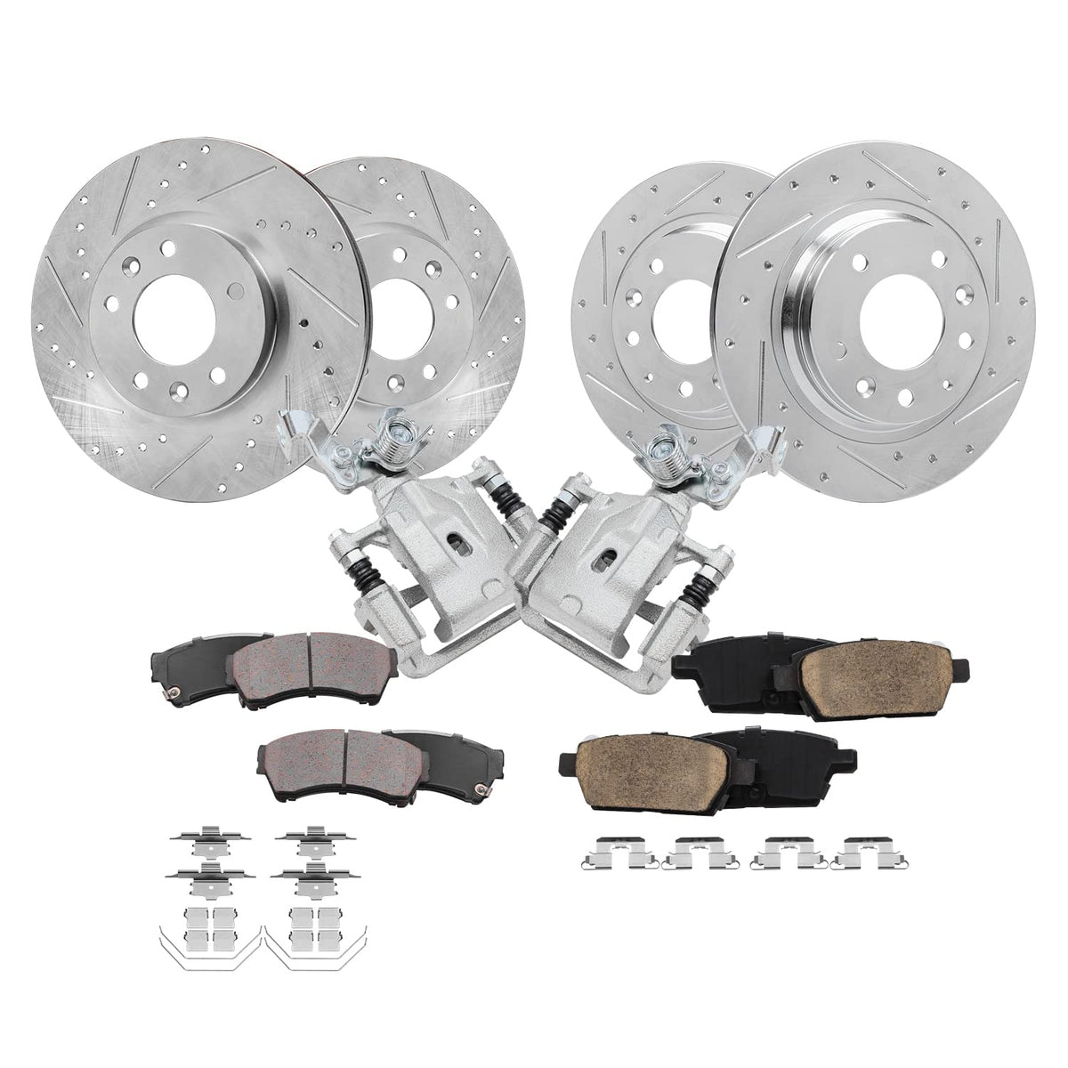 Detroit Axle - Brake Kit for Chevy GMC Silverado Sierra 1500 Tahoe Yukon XL