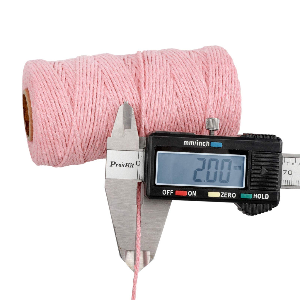 G2PLUS 2MM White String, 328 Feet Cotton Bakers Twine for Craft & Cooking