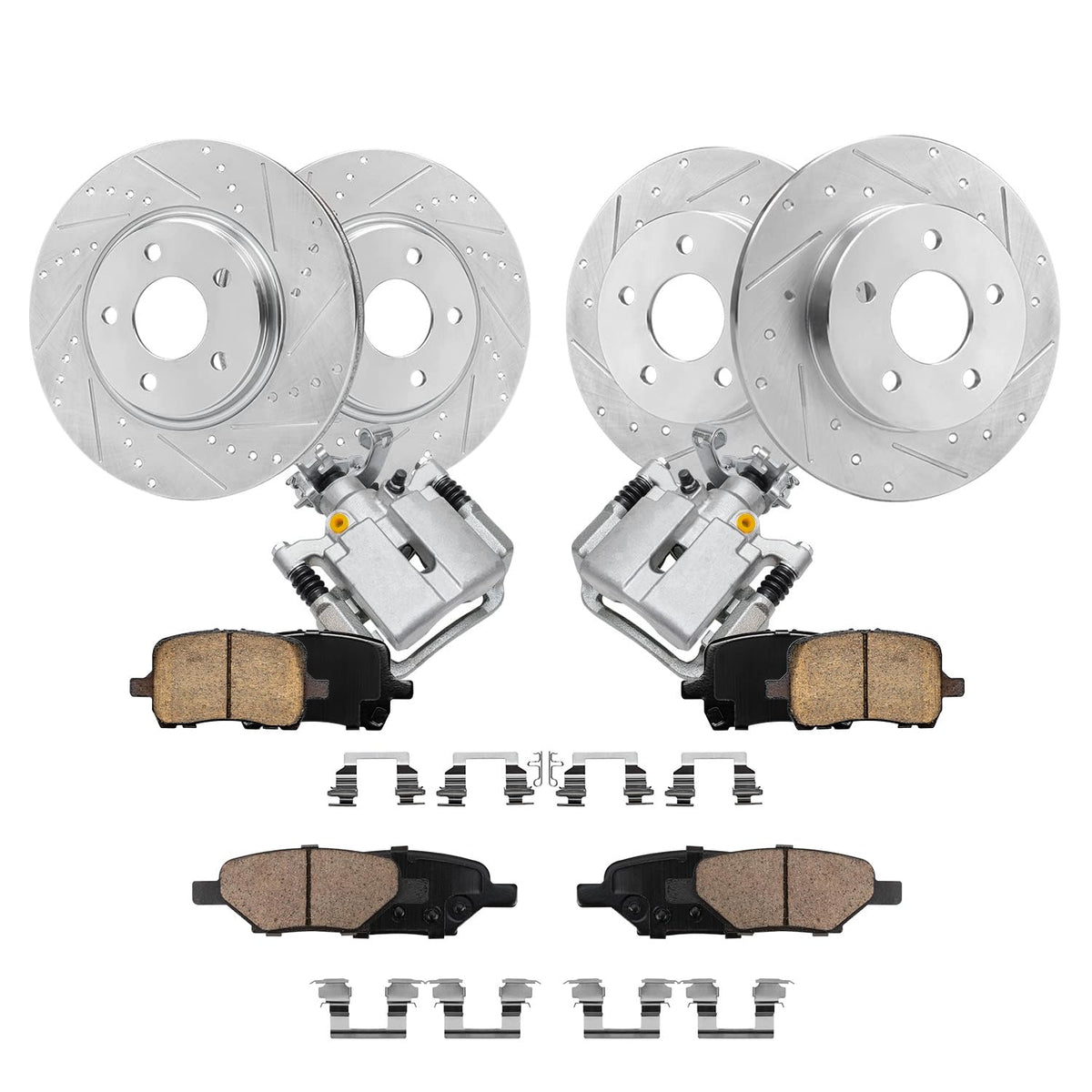 Detroit Axle - Brake Kit for Chevy GMC Silverado Sierra 1500 Tahoe Yukon XL