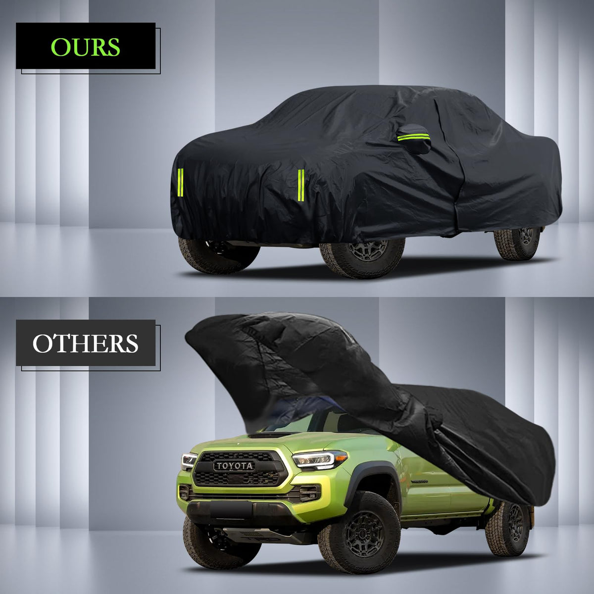 Waterproof Car Cover for Jeep Wrangler 4 Door 2006-2026 JK JL Windproof