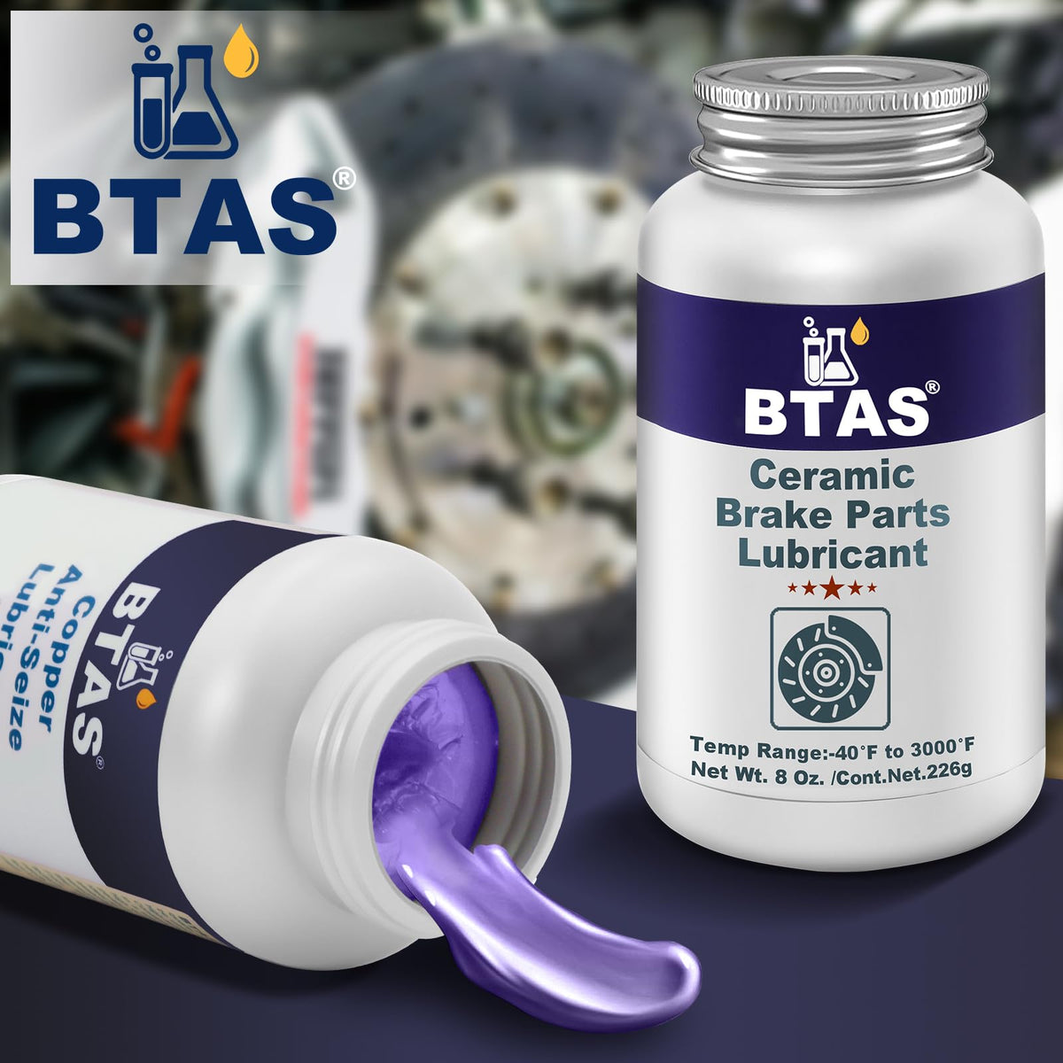 BTAS Brake Grease for Brake Caliper Parts Sliding Pin & Pad Lubricant 1oz
