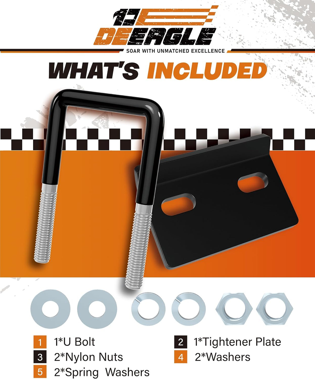 DEEAGLE Hitch Tightener Anti Rattle Stabilizer for 1.25" to 2" Hitch