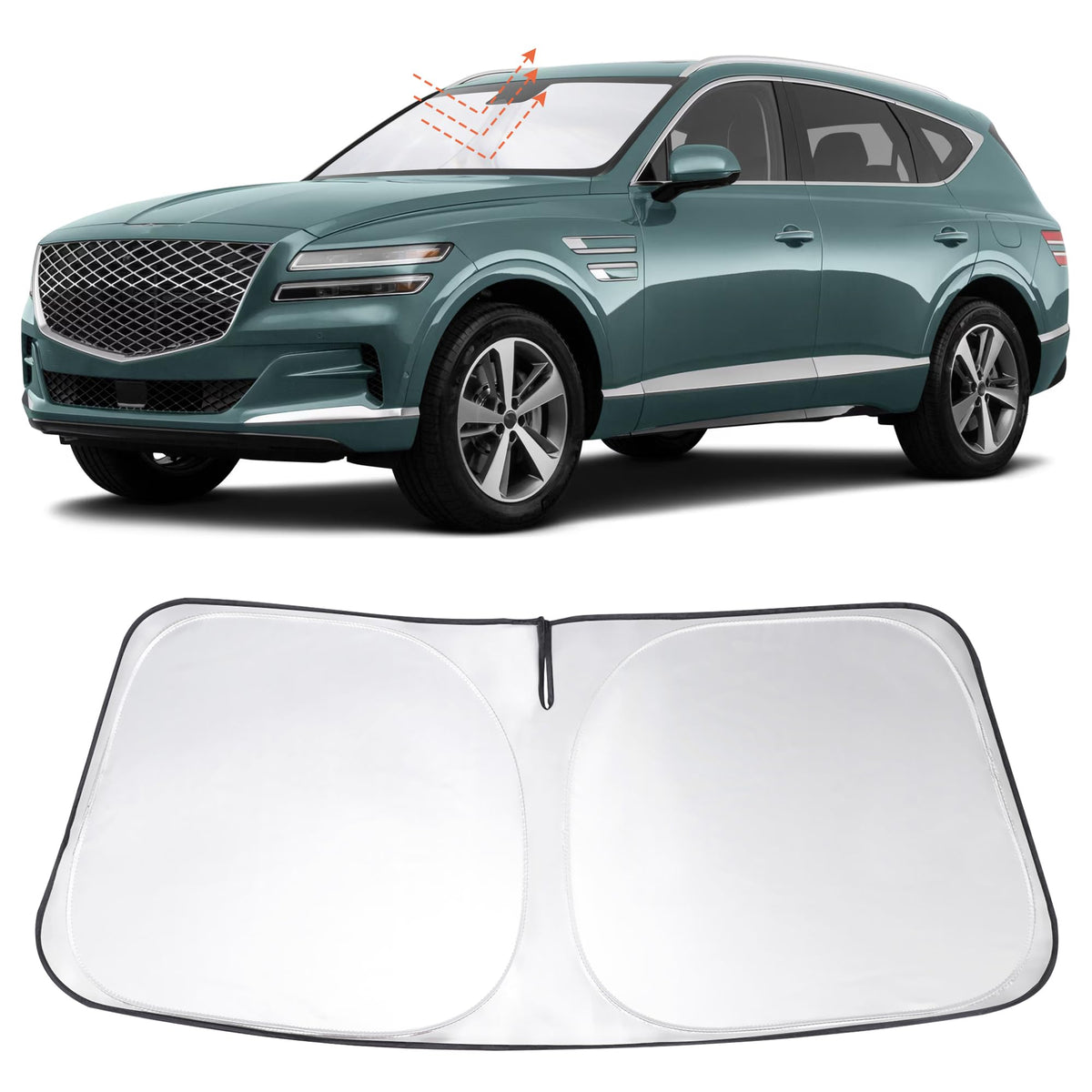 Windshield Sun Shade for 2015-2026 Ford F150 F-150 Accessories